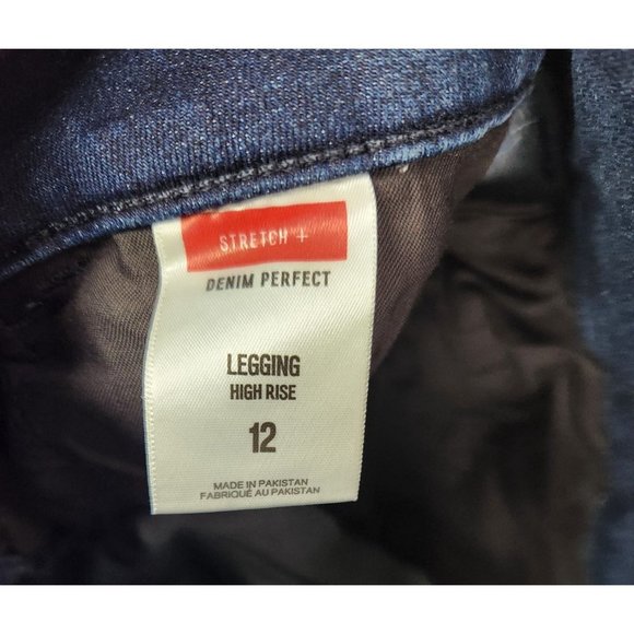 Express Women's Sz. 12 Legging High Rise Stretch Denim NWT - Picture 6 of 6